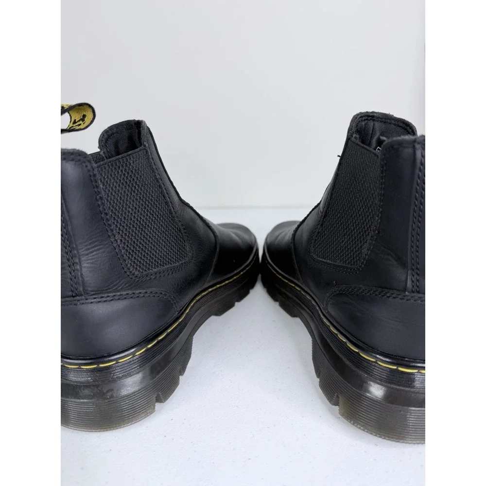 Dr. Martens Embury Black Leather Chelsea Boots Womens Size 6